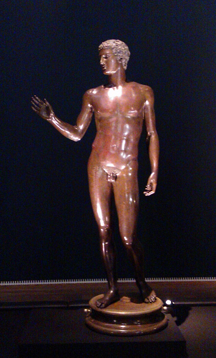 Griechische Bronzestatue