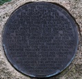 Bronze plaque on the Freistuhl