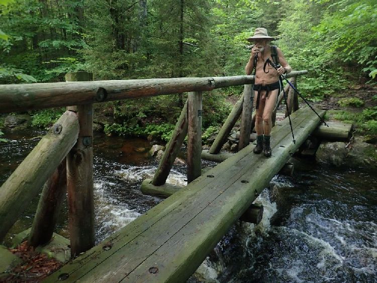 Naked Hiking Day in Vermont: 