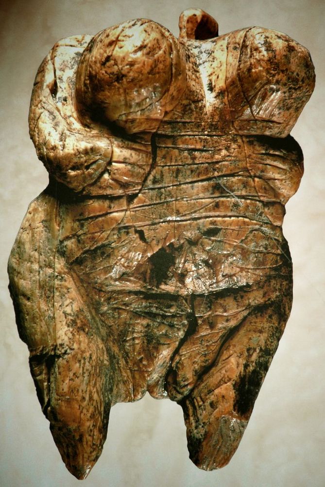 Die Venus vom Hohlefels wurde in der Schwäbischen Alb in mehreren, weit verteilten Bruchstücken gefunden, die von den Archäologen erst wieder zusammengefügt werden mussten.