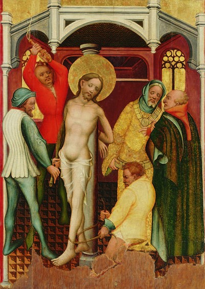 Jesu Geißelung (Warendorf Altar). Quelle: wikimedia commons