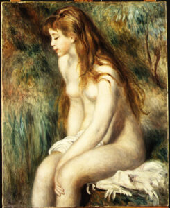 Badendes junges Mädchen, Pierre-Auguste Renoir, 1892, Metropolitan Museum of Art